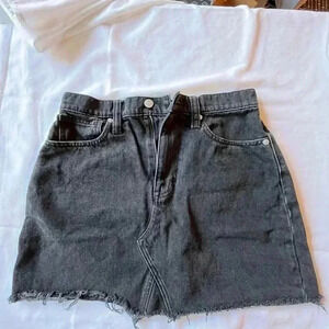 Madewell Black Denim Skirt - Size 27